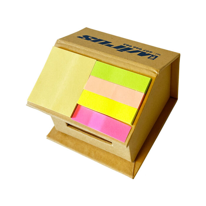 domek z kartkami samoprzylepnymi ekologiczny