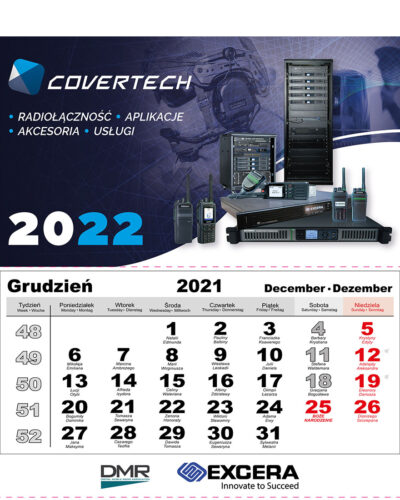 Kalendarz książkowy Covertech