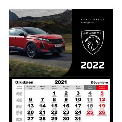 PSA tripartite calendar