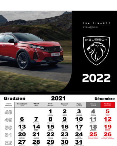 Kalendarz trójdzielny PSA