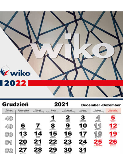Kalendarz trójdzielny Wiko