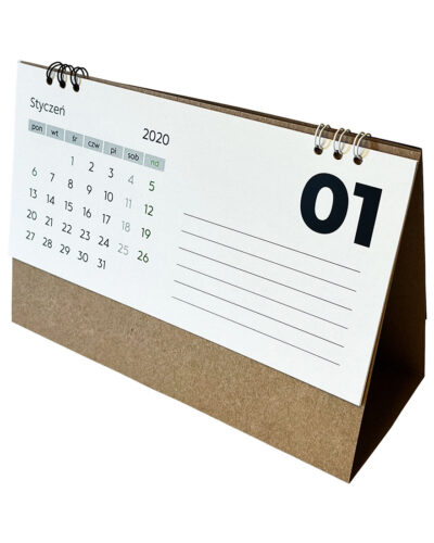 Kalendarze biurkowe ekologiczne