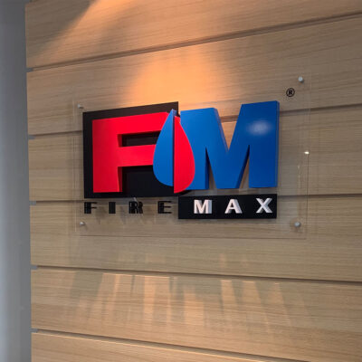 Logo in the reception