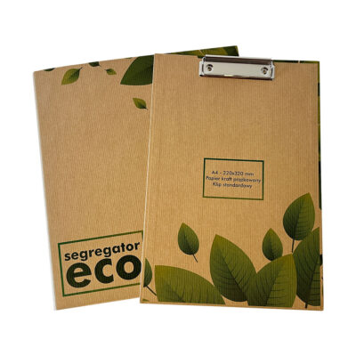 Ecological binders and clip boards