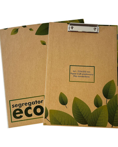 Segregatory i deski z klipsem ekologiczne